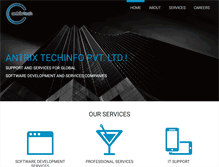 Tablet Screenshot of antrixtech.com